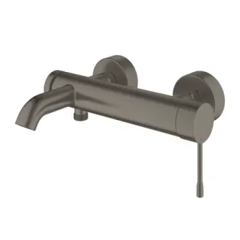Baterie cada si dus monocomanda Grohe Essence antracit periat Hard Graphite imagine