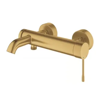 Baterie cada si dus monocomanda Grohe Essence auriu periat Cool Sunrise imagine