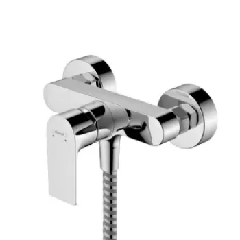 Baterie de dus Hansgrohe Rebris E, culoare crom imagine