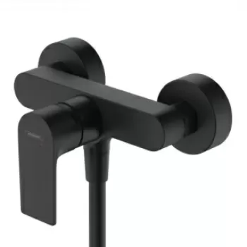 Baterie de dus Hansgrohe Rebris E, culoare negru mat imagine