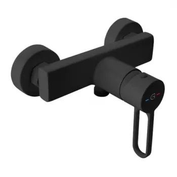 Baterie dus FDesign Zaffiro negru mat monocomanda imagine