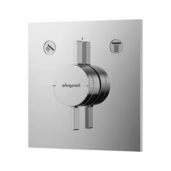 Baterie dus Hansgrohe, DuoTurn E, crom imagine