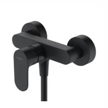 Baterie dus Hansgrohe Rebris S negru mat monocomanda imagine
