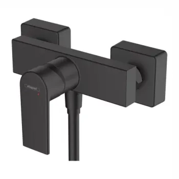 Baterie dus Hansgrohe Vernis Shape negru mat monocomanda imagine