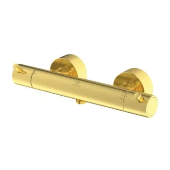 Baterie dus Ideal Standard Ceratherm T125 termostatata auriu periat imagine