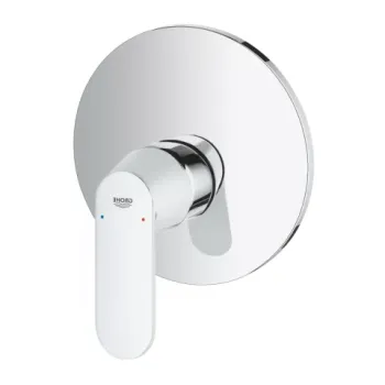 Baterie dus incastrata Grohe Eurosmart Cosmopolitan monocomanda crom lucios imagine