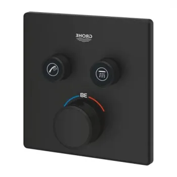 Baterie dus incastrata Grohe Grohtherm SmartControl negru mat Phantom Black imagine