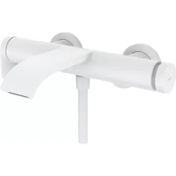 Baterie Hansgrohe Vivenis cada-dus perete alb imagine