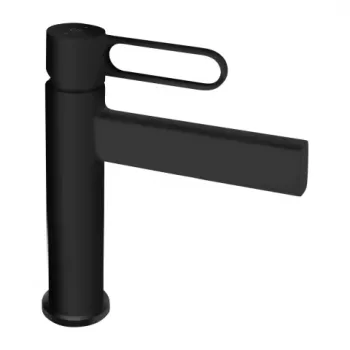 Baterie lavoar FDesign Zaffiro negru mat monocomanda imagine