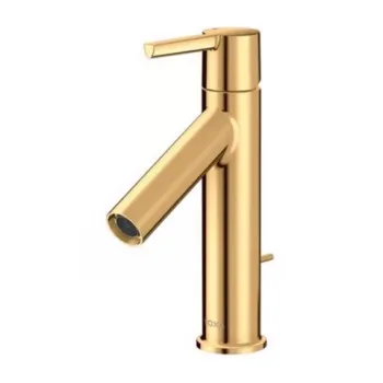 Baterie lavoar Hansgrohe Axor Starck 100 auriu lucios monocomanda cu ventil imagine