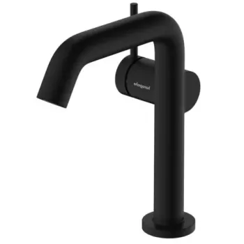 Baterie lavoar Hansgrohe Tecturis S - cu evacuare Push-Open, CoolStart, EcoSmart, negru mat imagine