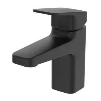 Baterie lavoar Ideal Standard Ceraplan monocomanda negru mat cu ventil imagine