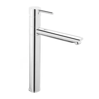 Baterie lavoar inalta FDesign Flusso crom lucios monocomanda cu ventil imagine