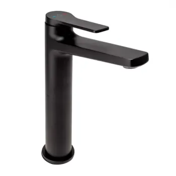 Baterie lavoar inalta FDesign Seppia negru mat monocomanda imagine