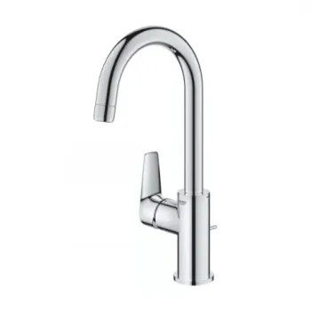 Baterie lavoar inalta Grohe BauEdge L gat de lebada crom lucios imagine