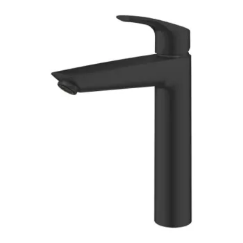 Baterie lavoar inalta Grohe Eurosmart XL monocomanda negru mat imagine