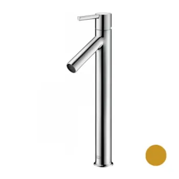 Baterie lavoar inalta Hansgrohe Axor Starck 100 auriu lucios monocomanda imagine