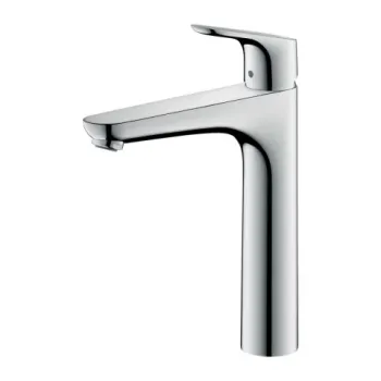 Baterie lavoar inalta Hansgrohe Focus cu ventil crom lucios imagine