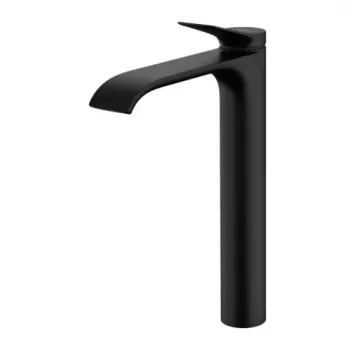 Baterie lavoar inalta Hansgrohe Vivenis 250 cu ventil negru mat imagine
