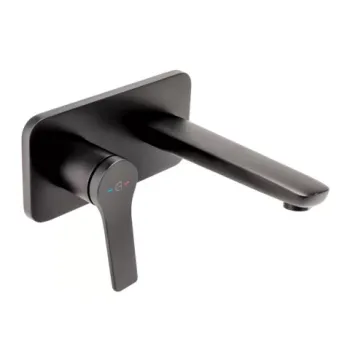 Baterie lavoar incastrata FDesign Seppia negru mat monocomanda imagine