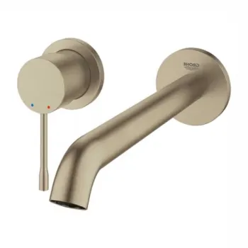 Baterie lavoar incastrata Grohe Essence pipa 23 cm nichel periat imagine