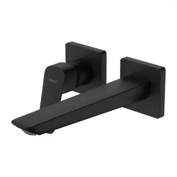 Baterie lavoar incastrata Hansgrohe Logis Fine negru mat monocomanda imagine