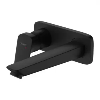 Baterie lavoar incastrata Hansgrohe Logis negru mat monocomanda imagine