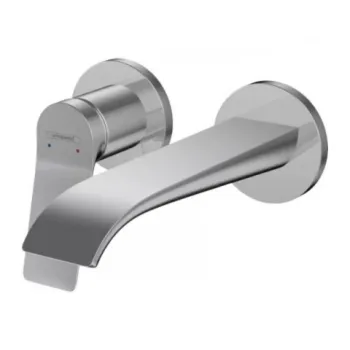 Baterie lavoar incastrata Hansgrohe Vivenis cu pipa 19.2 cm crom lucios imagine