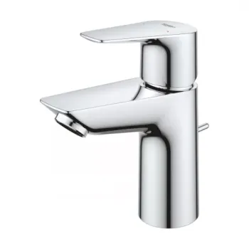 Baterie lavoar monocomanda Grohe BauEdge S crom lucios cu ventil imagine