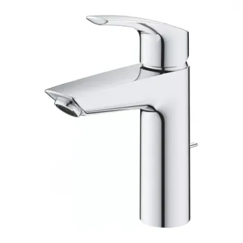 Baterie lavoar monocomanda Grohe Eurosmart M crom lucios cu ventil imagine