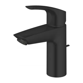 Baterie lavoar monocomanda Grohe Eurosmart S negru mat cu ventil imagine