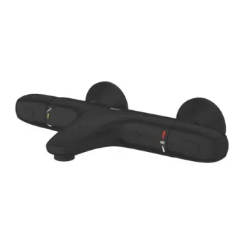 Baterie termostatata pentru cada Grohe Grohtherm 1000 negru mat imagine