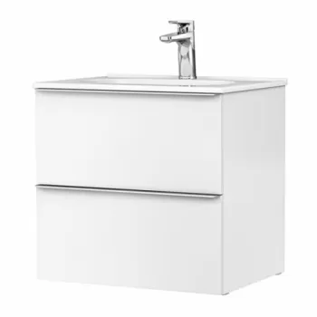 Baza lavoar suspendat Gala Shona 2 sertare 60x45.2 cm alb imagine