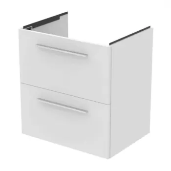 Baza lavoar suspendat Ideal Standard i.life A 2 sertare 60x63 cm alb mat imagine