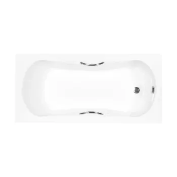 Besco Aria Plus cada dreptunghiulara 160x70 cm alb cu manere incluse imagine