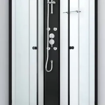 Cabina de dus completa, patrata, fara plafon, 90x90x232cm - PS18B imagine