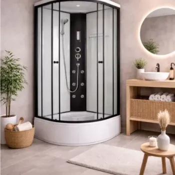 Cabine Dus Semirotunde imagine