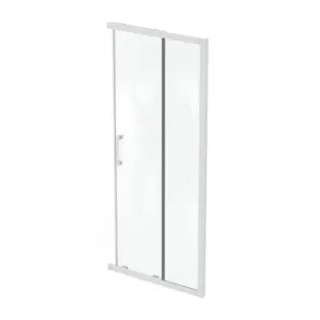 Cabina de dus patrata cu usi culisante Ideal Standard Connect 2 90x90 cm profil alb mat imagine