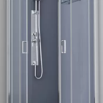Cabina de dus patrata Sanotechnik cu hidromasaj 90x90xH225 cm imagine