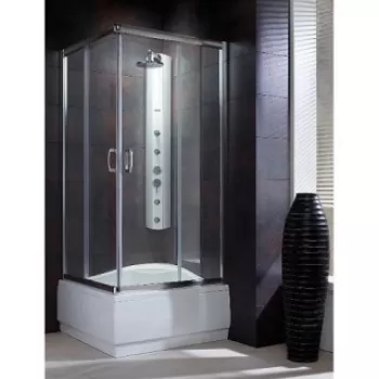 Cabina de dus Radaway Premium Plus C 1700, patrata, 90x90x170 cm, usi glisante imagine