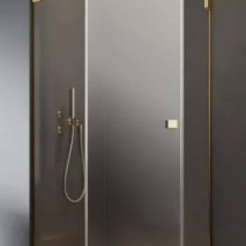 Cabina dus pentagonala Radaway Essenza Pro Gold PTJ 90x90 cm, usa dreapta imagine