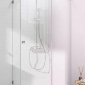 Cabina dus pentagonala Radaway Essenza Pro PTJ 100x100xH200 cm, usa dreapta imagine