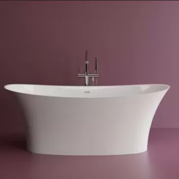 Cada Cast Marble Syros 170x79xH64 cu preaplin si ventil click-clack imagine