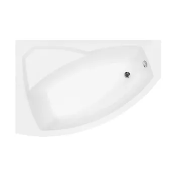Cada de colt Besco Rima 170x110 cm partea dreapta alb imagine