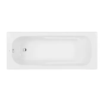 Cada dreptunghiulara Gala Nila acril 160x70 cm alb imagine