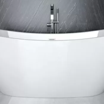 Cada freestanding Besco Ayla 170x80 cm alba imagine