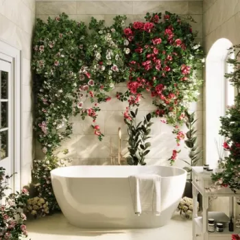 Cada freestanding compozit Coloana Greenland 168x80.5 cm alb mat imagine