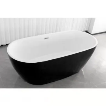 Cada freestanding Cuba Black, 80x175xH60 cm imagine