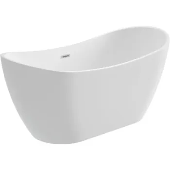Cada freestanding Deante Arnika 160x72 cm ovala alb imagine