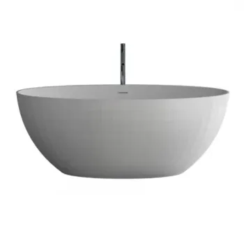 Cada freestanding Marmite Lima 167x83 cm din compozit alb imagine